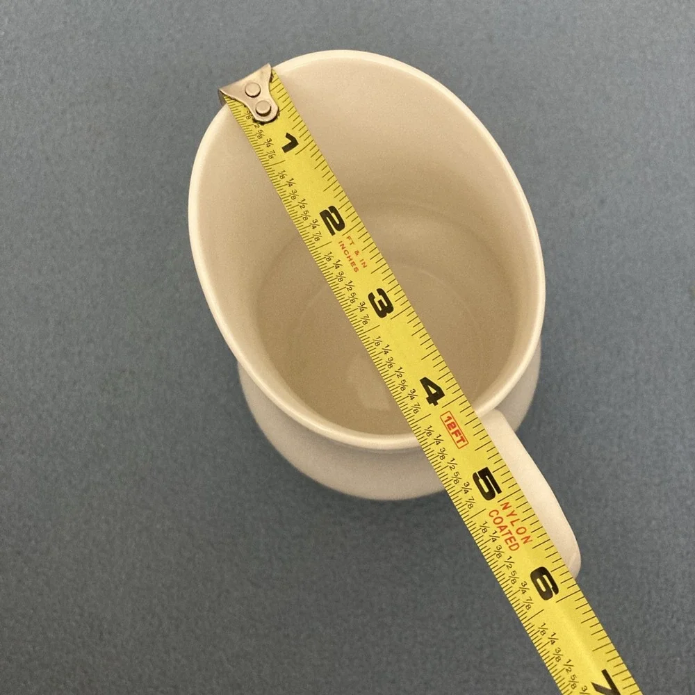 Vtg Pier 1 Imports White 6.5